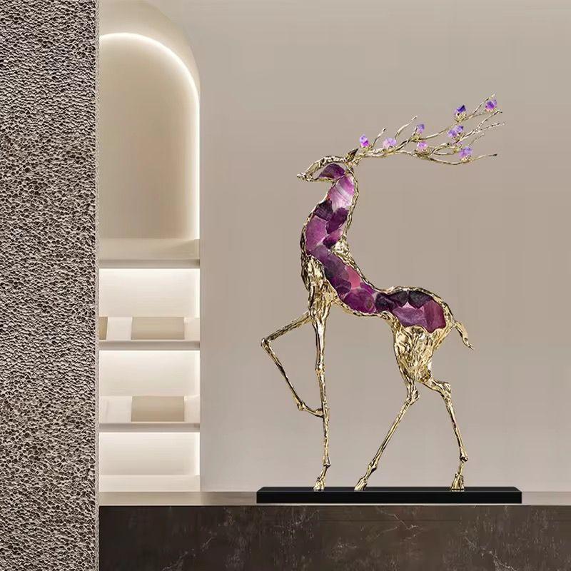 Exclusive alum stone Reindeer
