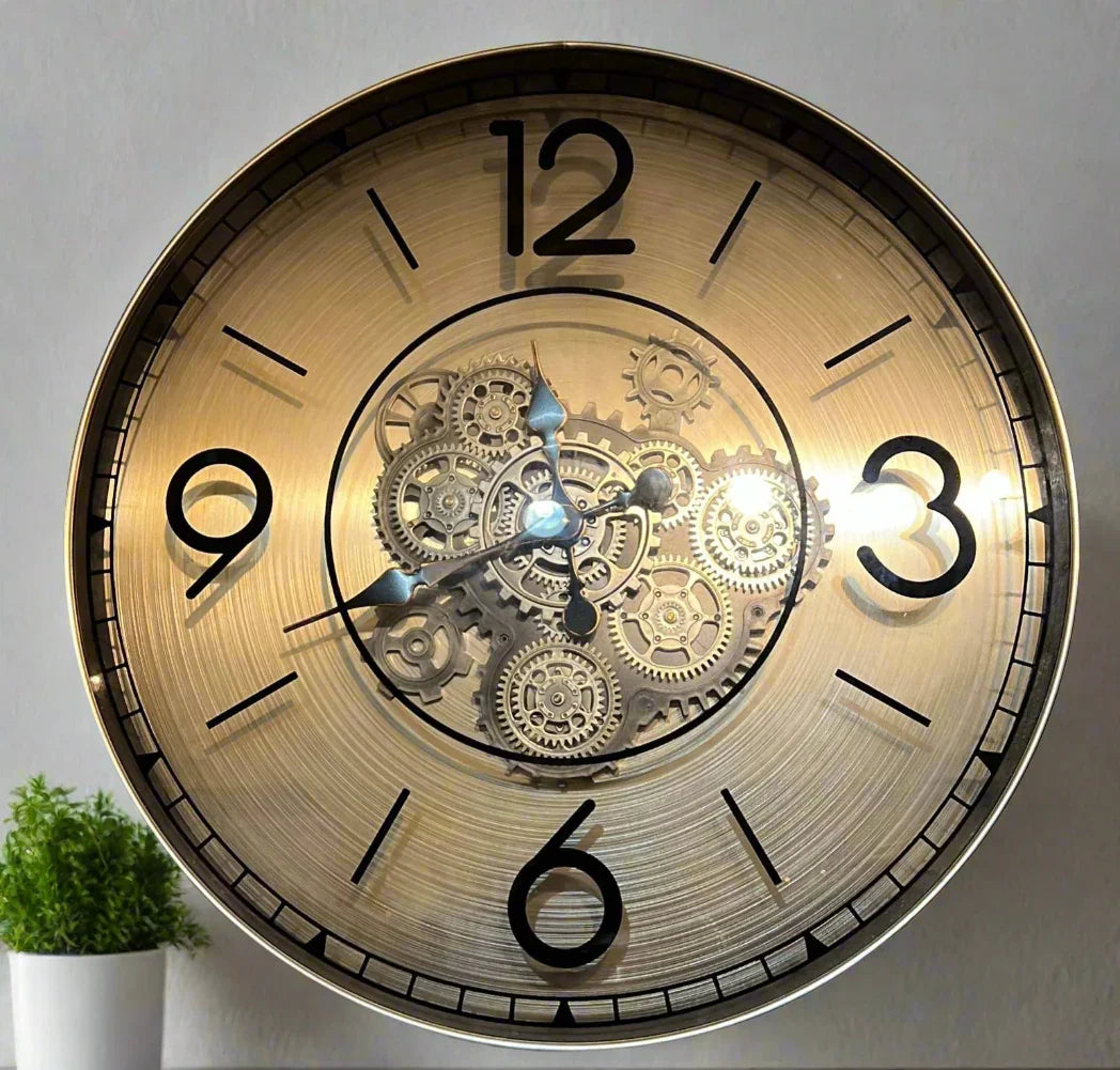 Royal Metal Gear Mechanical Clock Style 76