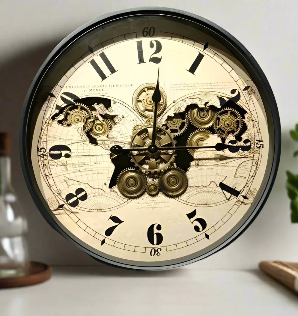 Royal Metal Gear Mechanical Clock Style 84