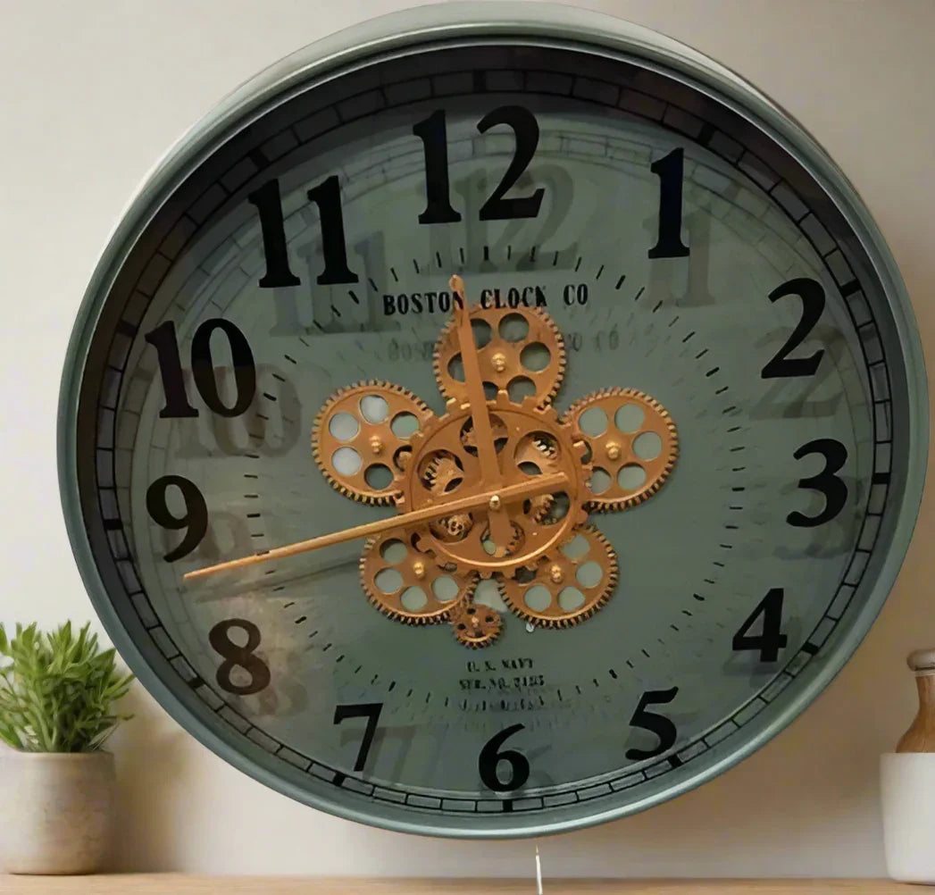Royal Metal Gear Mechanical Clock Style 83