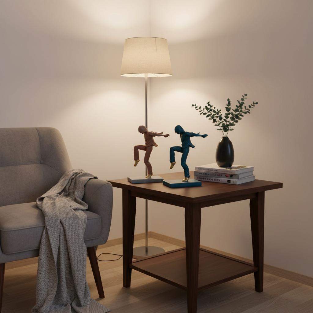 Hand Dance Showpiece Figurine – Modern Artistic Sculpture (10 x 7 Inch) | Multicolor Variants