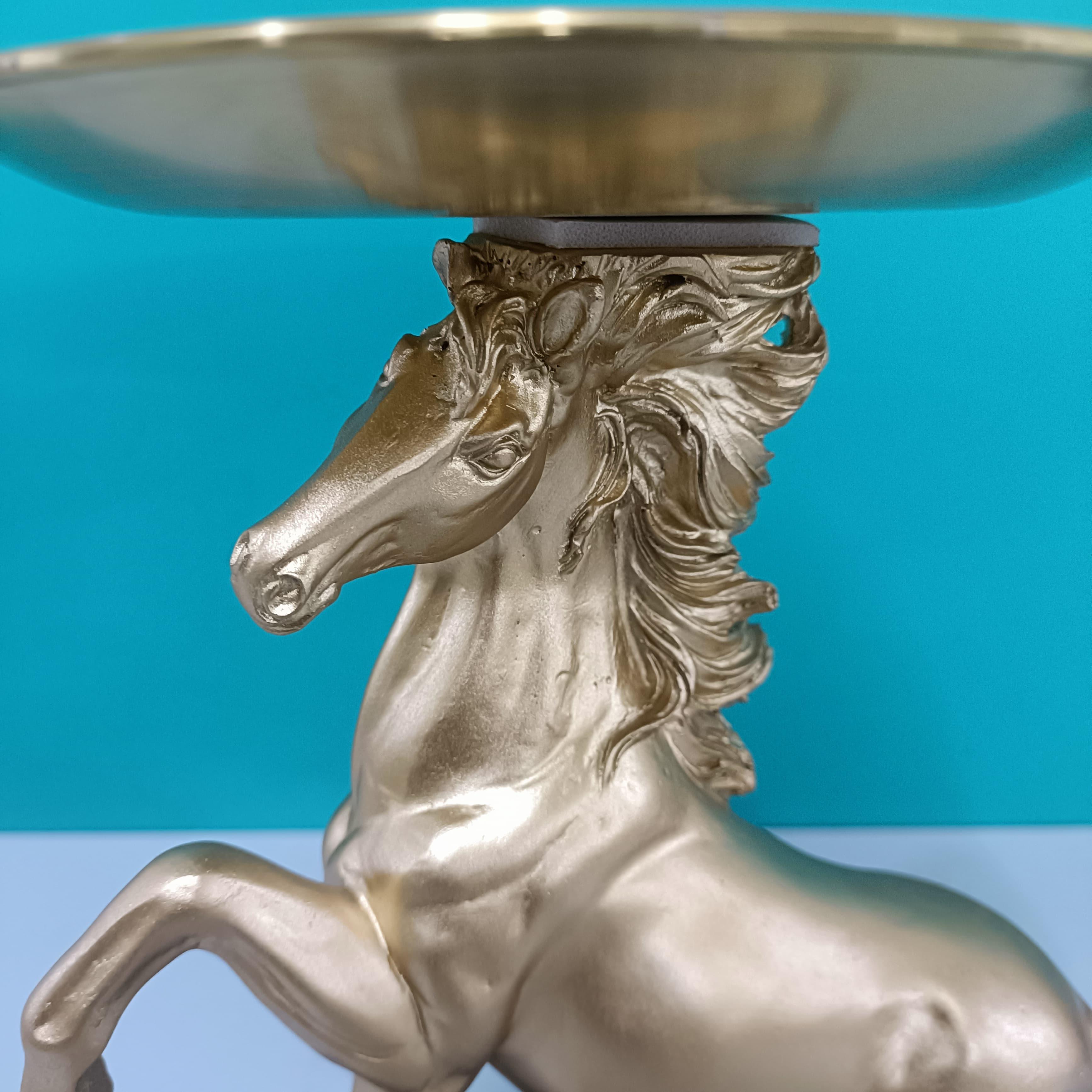 Majestic Horse with Plate