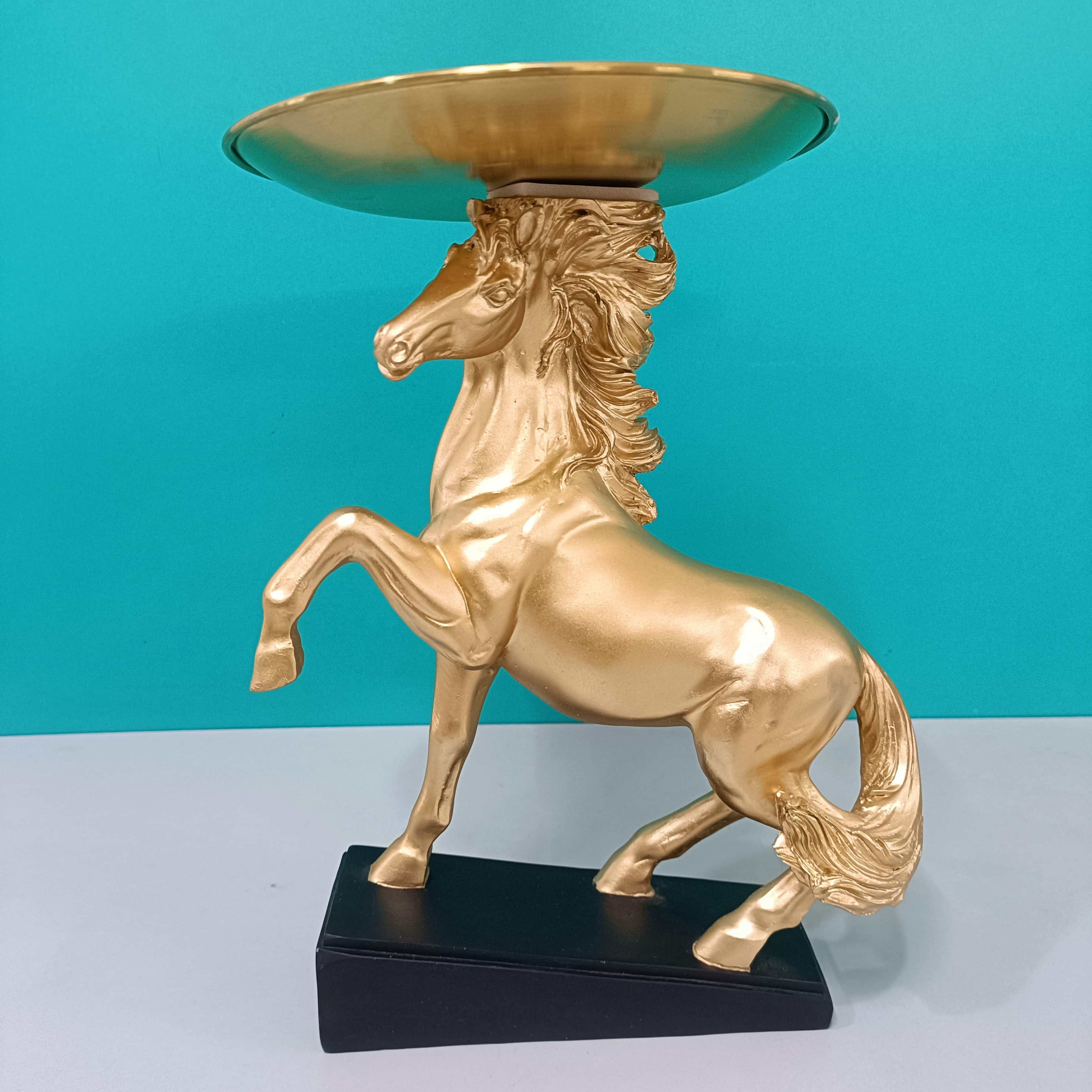 Majestic Horse with Plate