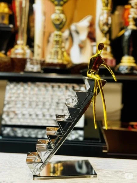 Stairway to success sculpture