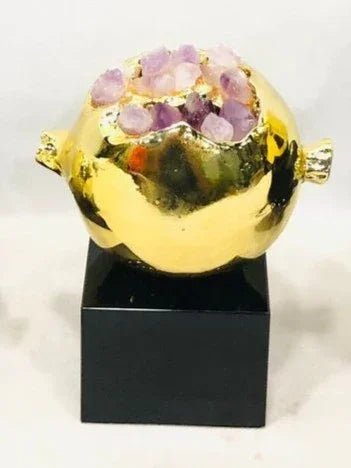 Trinity of Wealth – Gold & Crystal Decor