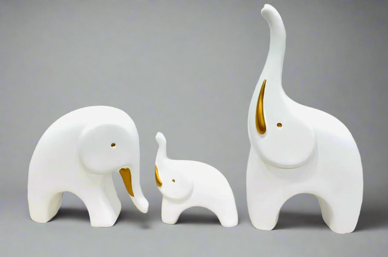Elegant elephant - Set of 3