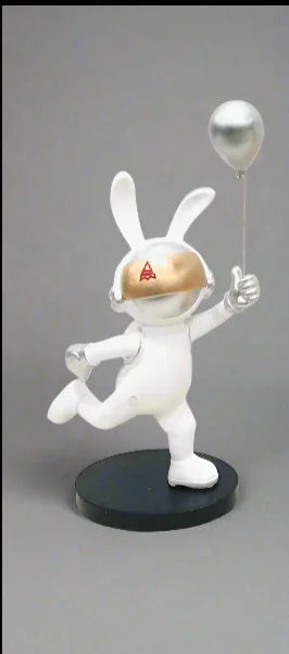 Celebrating Bunny with Balloon