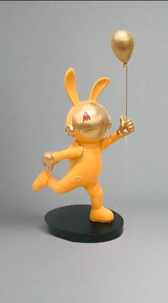 Celebrating Bunny with Balloon