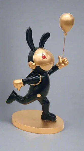 Celebrating Bunny with Balloon