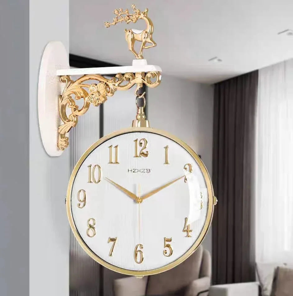 WALL HANGING DUAL FACE CLOCK STYLE 44