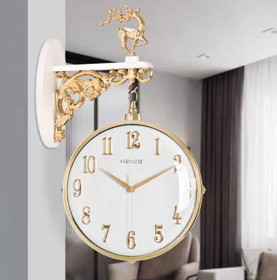 WALL HANGING DUAL FACE CLOCK STYLE 44