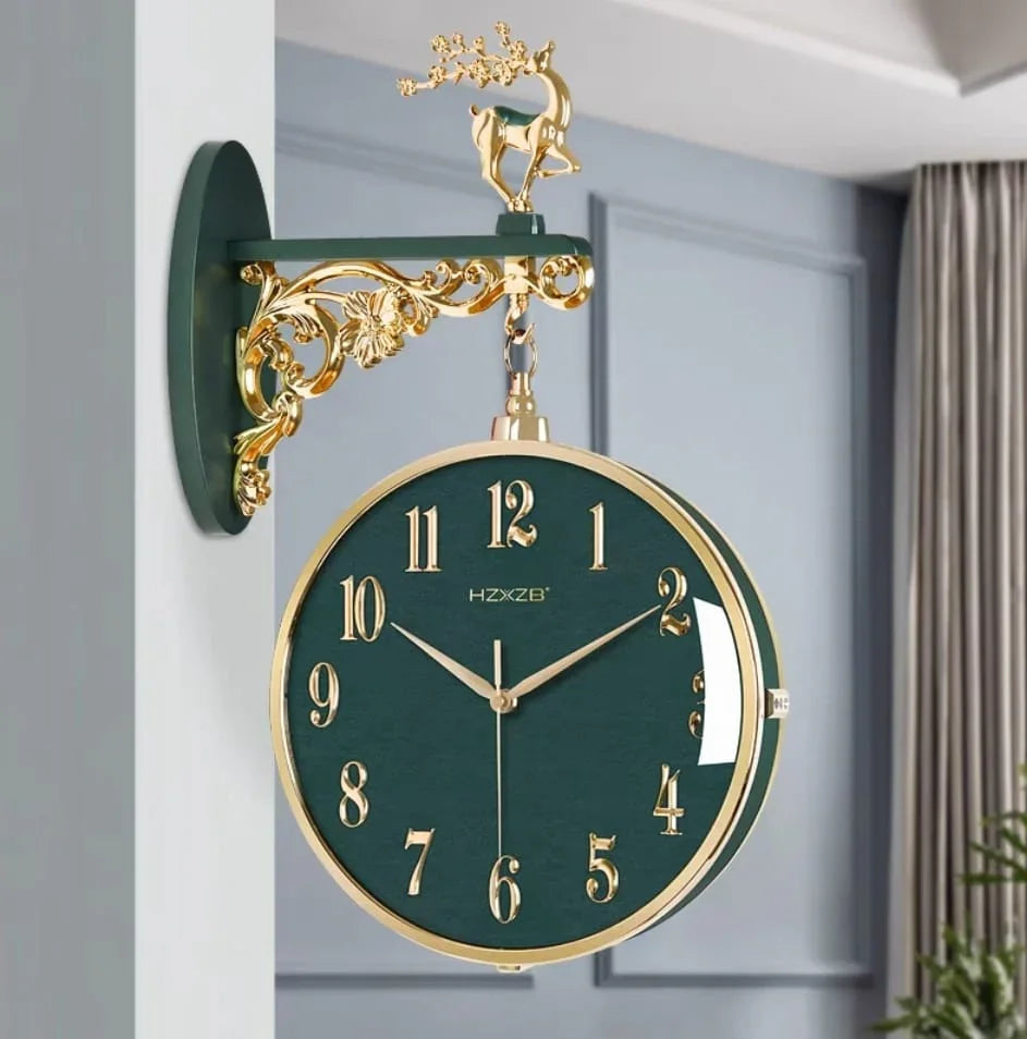 WALL HANGING DUAL FACE CLOCK STYLE 40