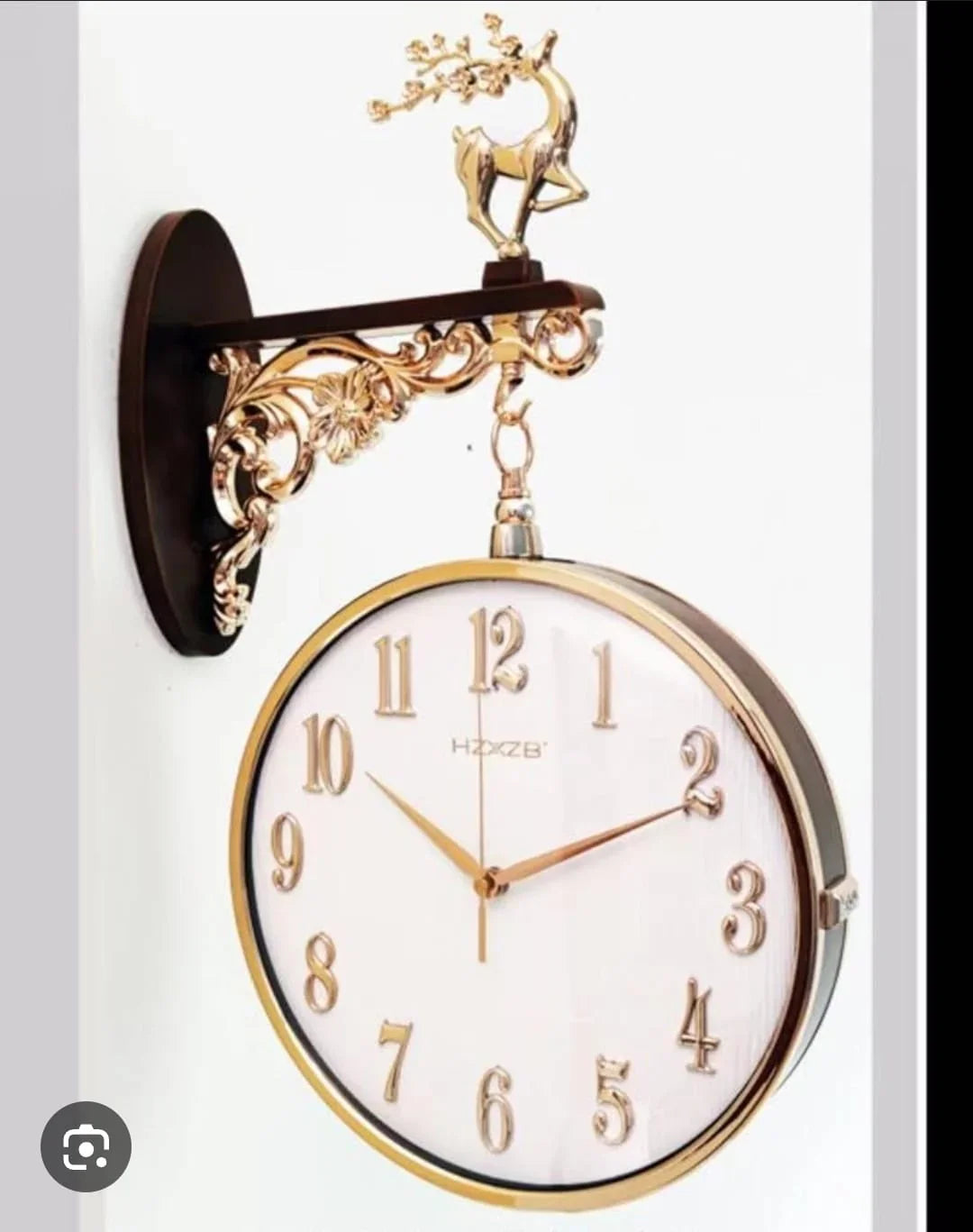 WALL HANGING DUAL FACE CLOCK STYLE 39