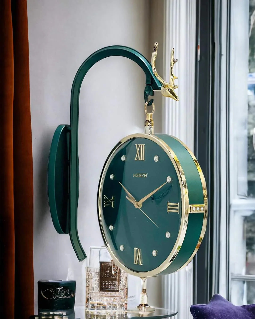 WALL HANGING DUAL FACE CLOCK STYLE 35