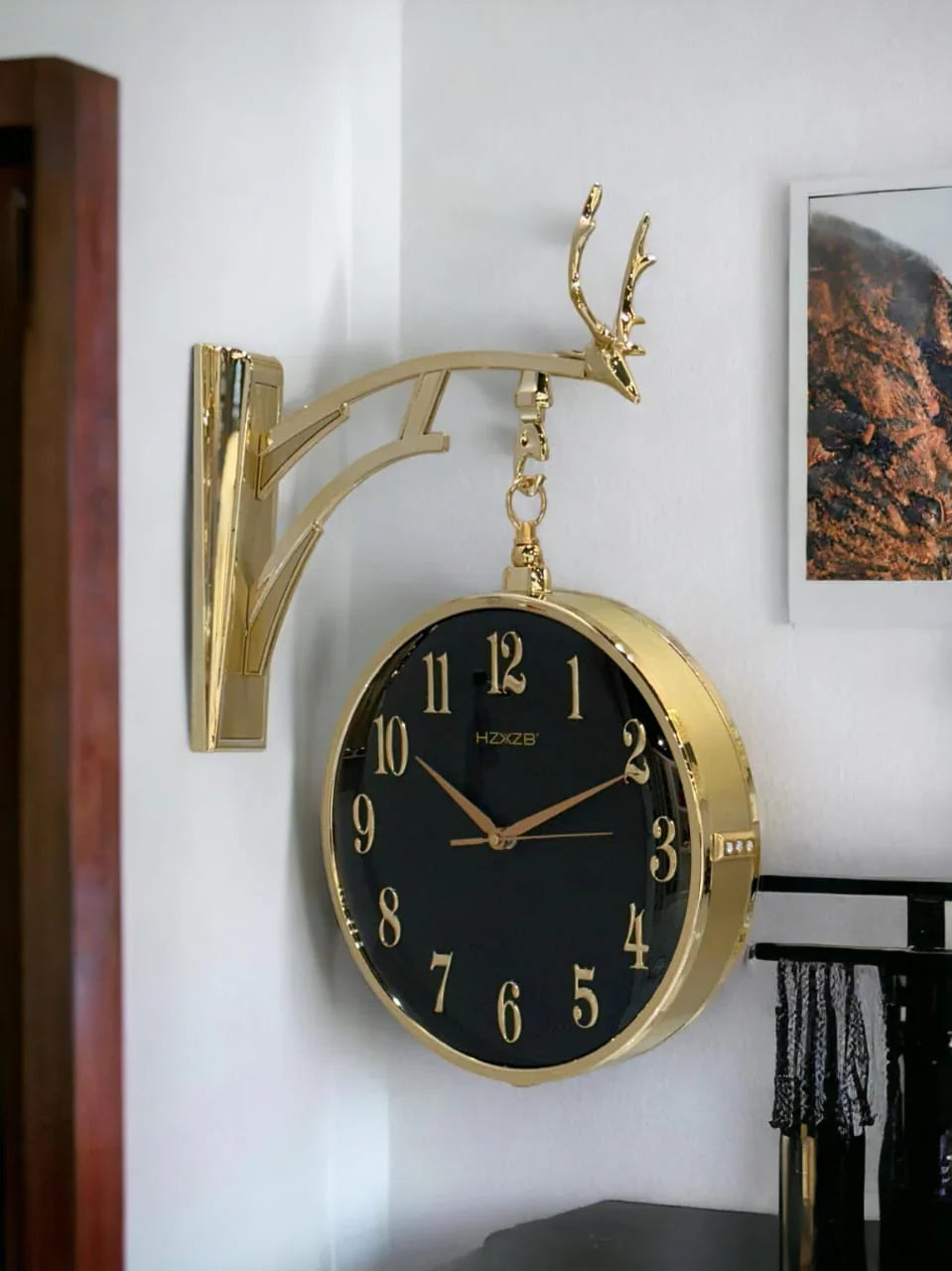 WALL HANGING DUAL FACE CLOCK STYLE 48