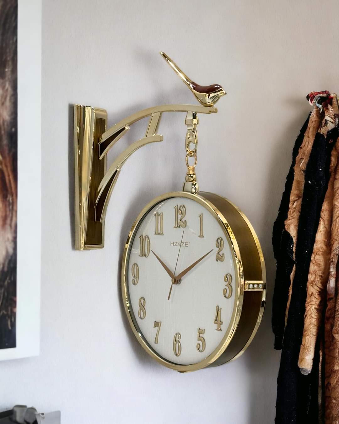 WALL HANGING DUAL FACE CLOCK STYLE 45
