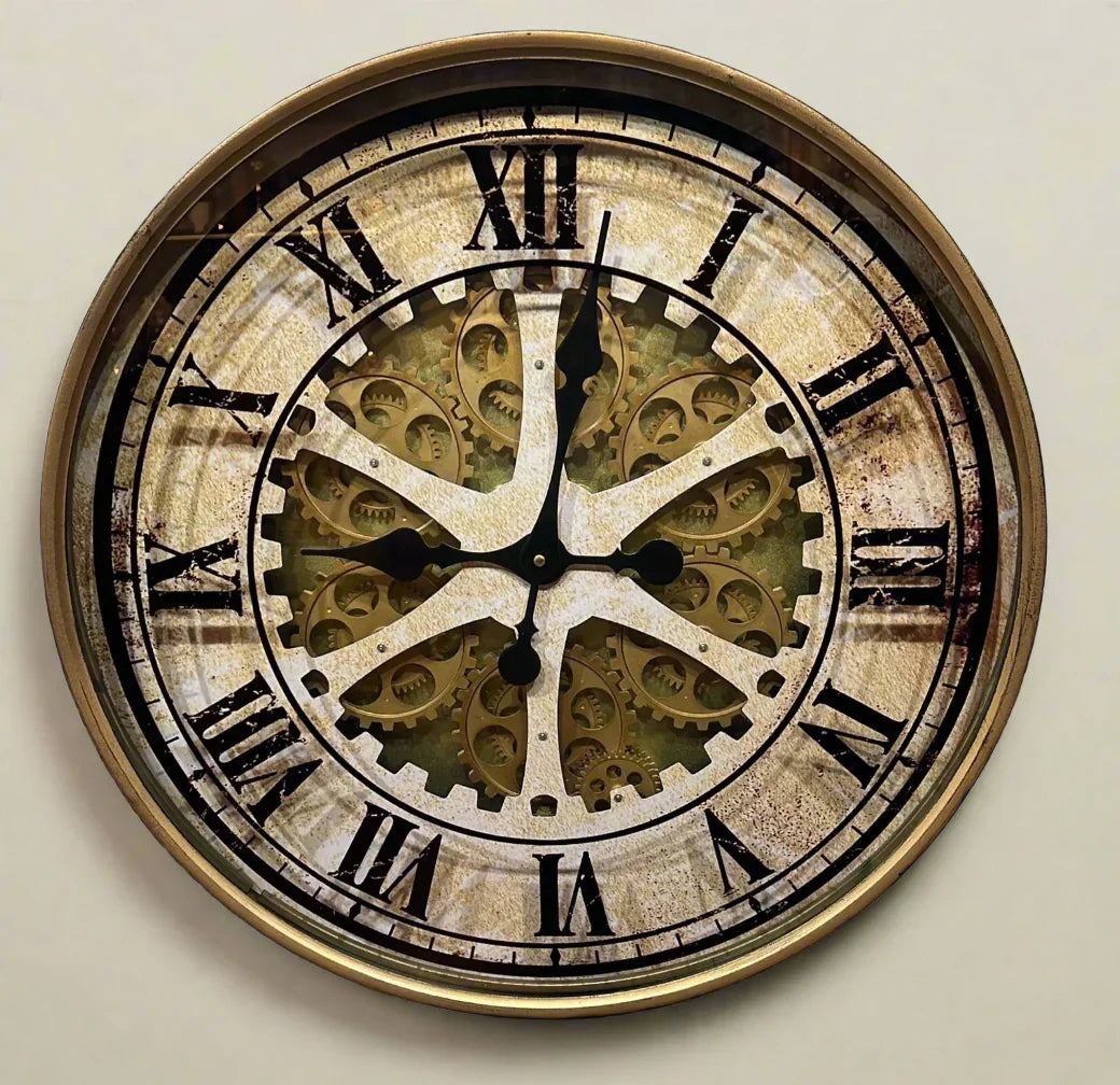 Royal Metal Gear Mechanical Clock Style 72