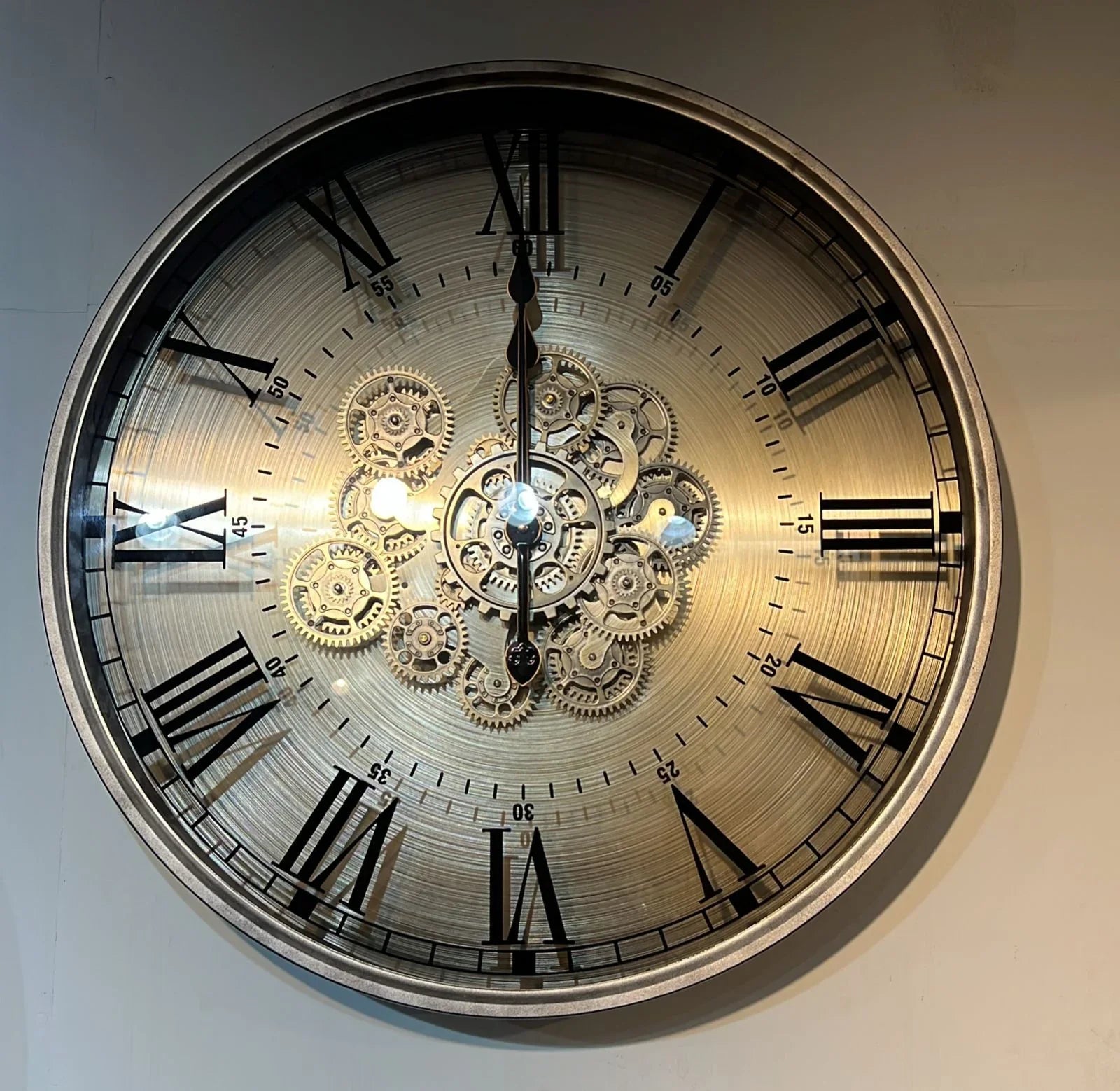 Royal Metal Gear Mechanical Clock Style 74