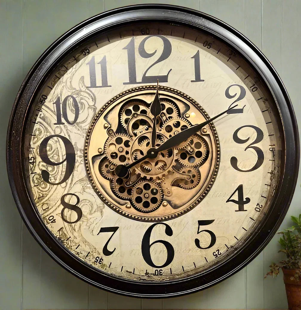 Royal Metal Gear Mechanical Clock Style 81