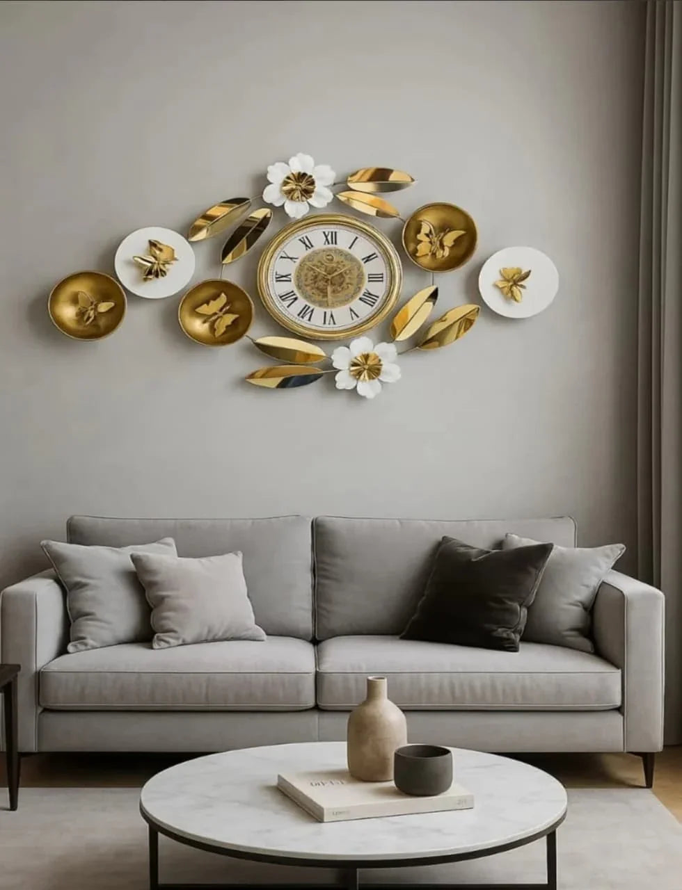 Metal Wall Clock Style 50