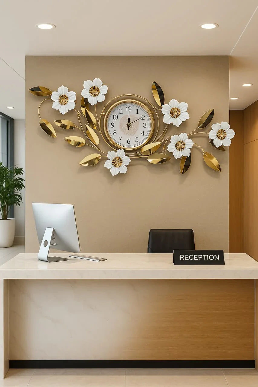 Metal Wall Clock Style 52