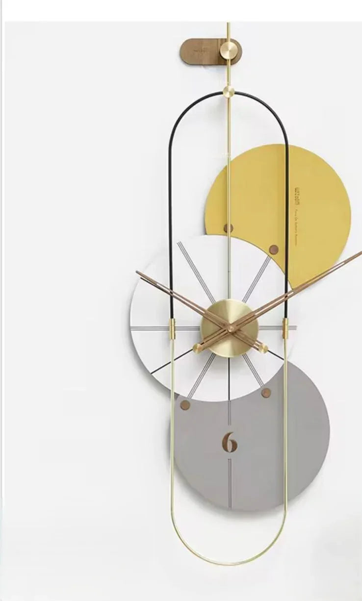 LUXURIOUS CLOCK - MODERN VERTICAL PATTERN STYLE 18