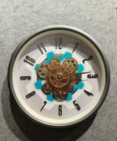 Luxury Metal Gear Clock Style 8