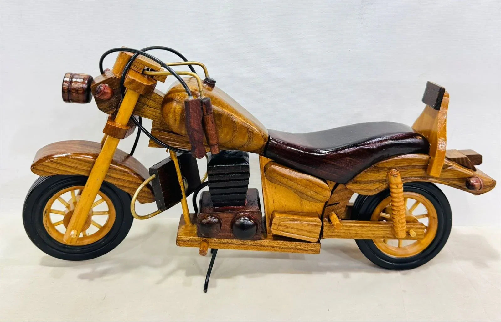 Wooden Minimalistic Bike Figurine