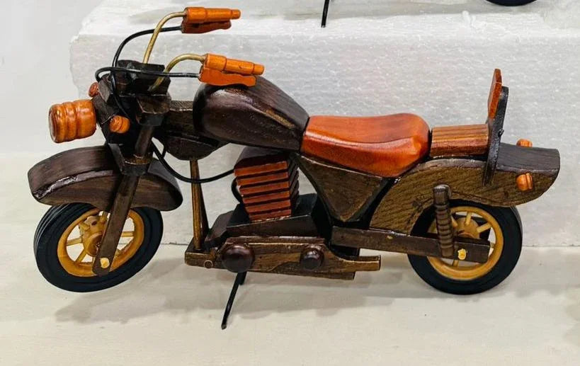 Wooden Minimalistic Bike Figurine