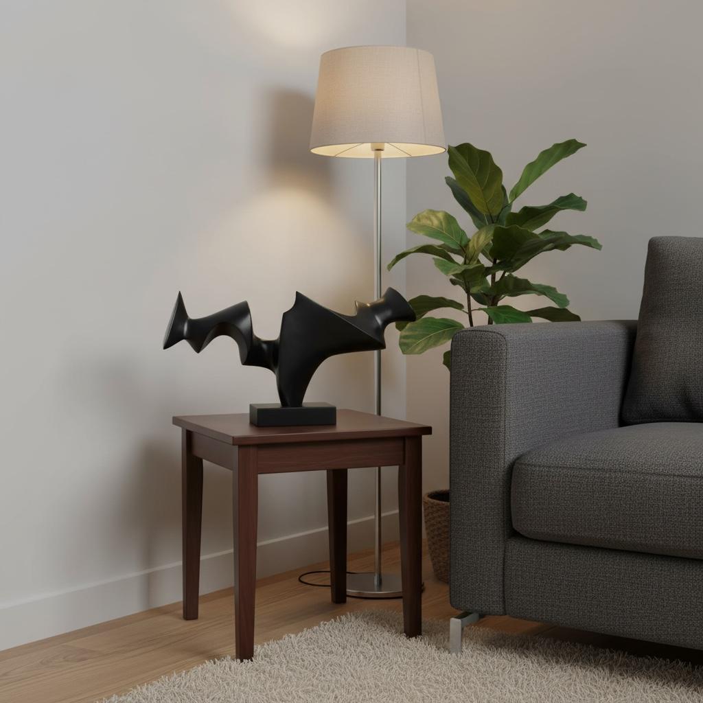 Modern Abstract Fiberglass Sculpture for Home & Office Décor