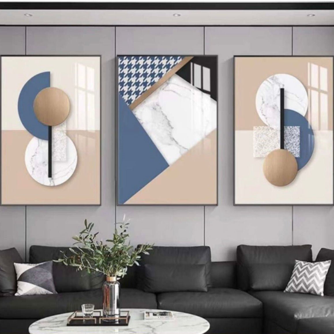 ABSTRACT GEOMETRIC WALL ART