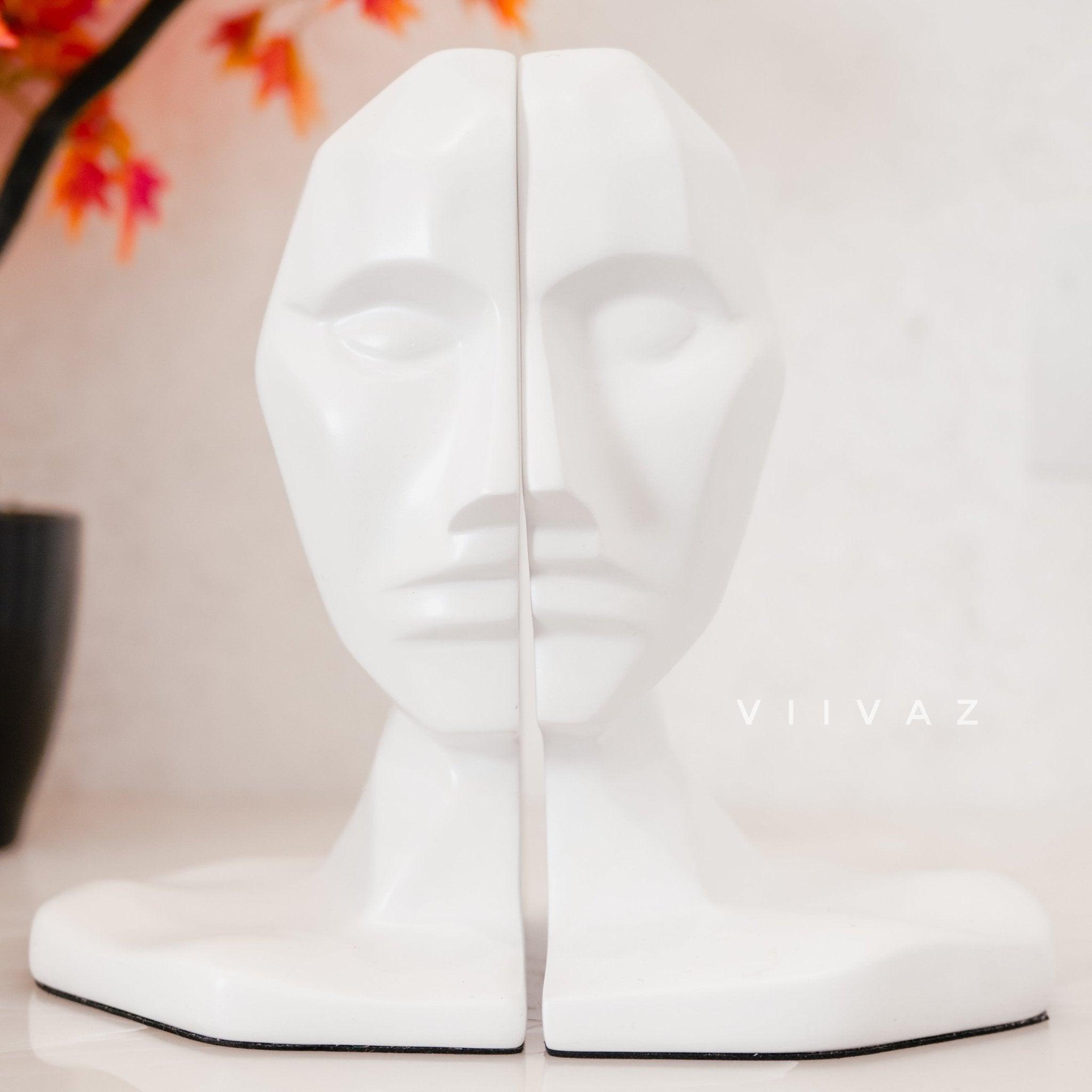 Abstract Human Face Bookend