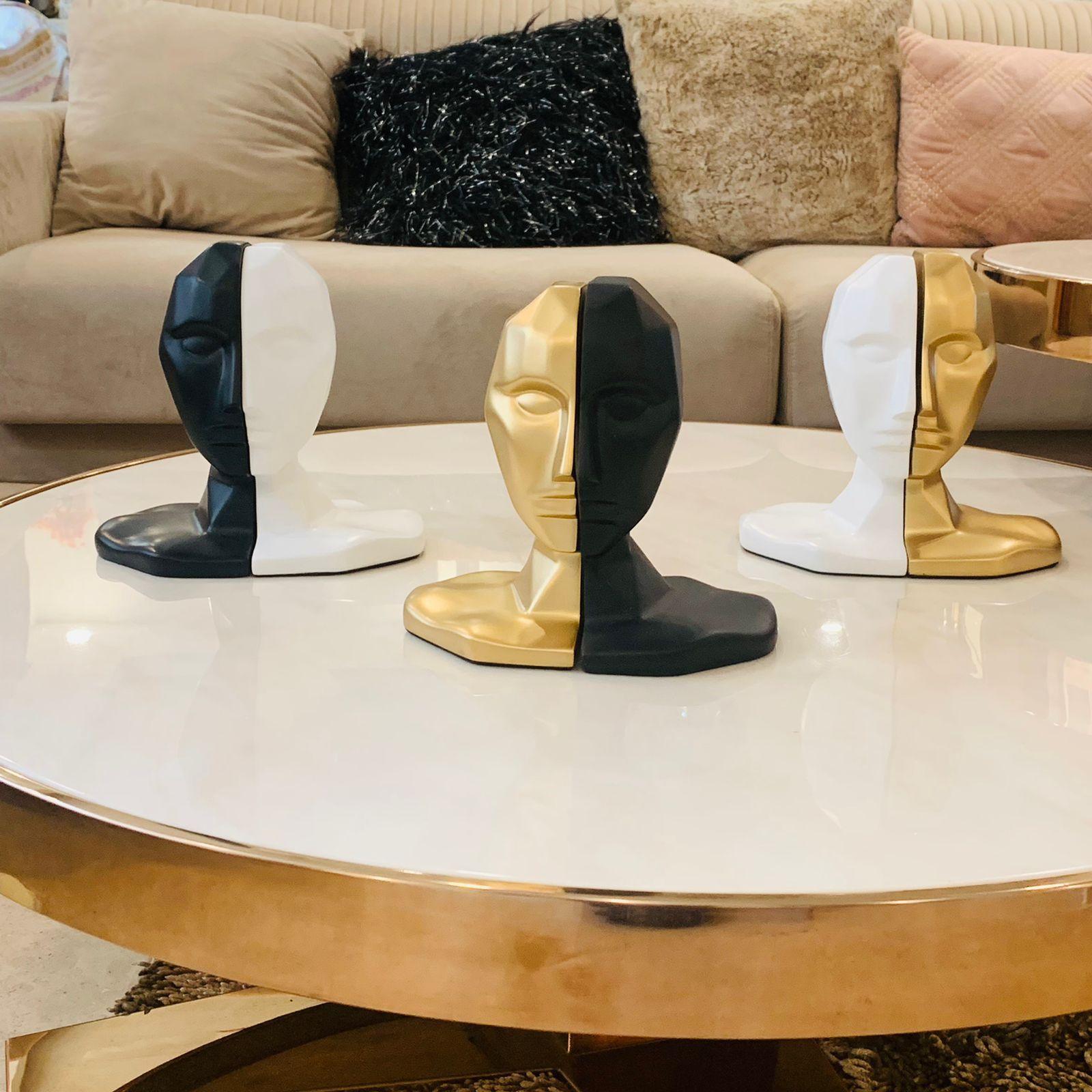 Abstract Human Face Bookend