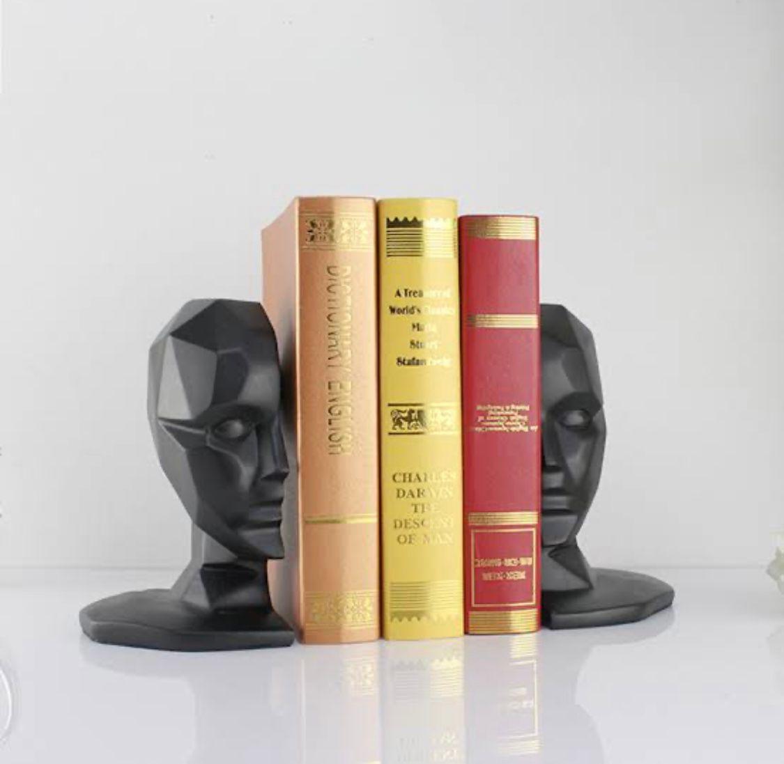 Abstract Human Face Bookend