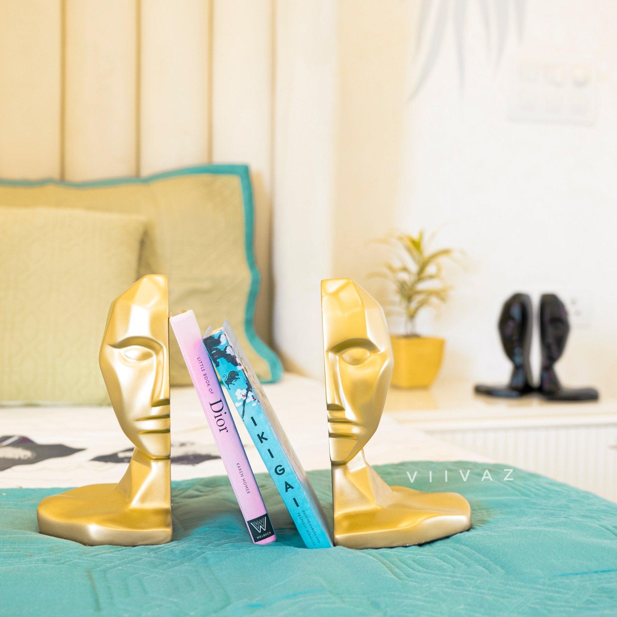 Abstract Human Face Bookend