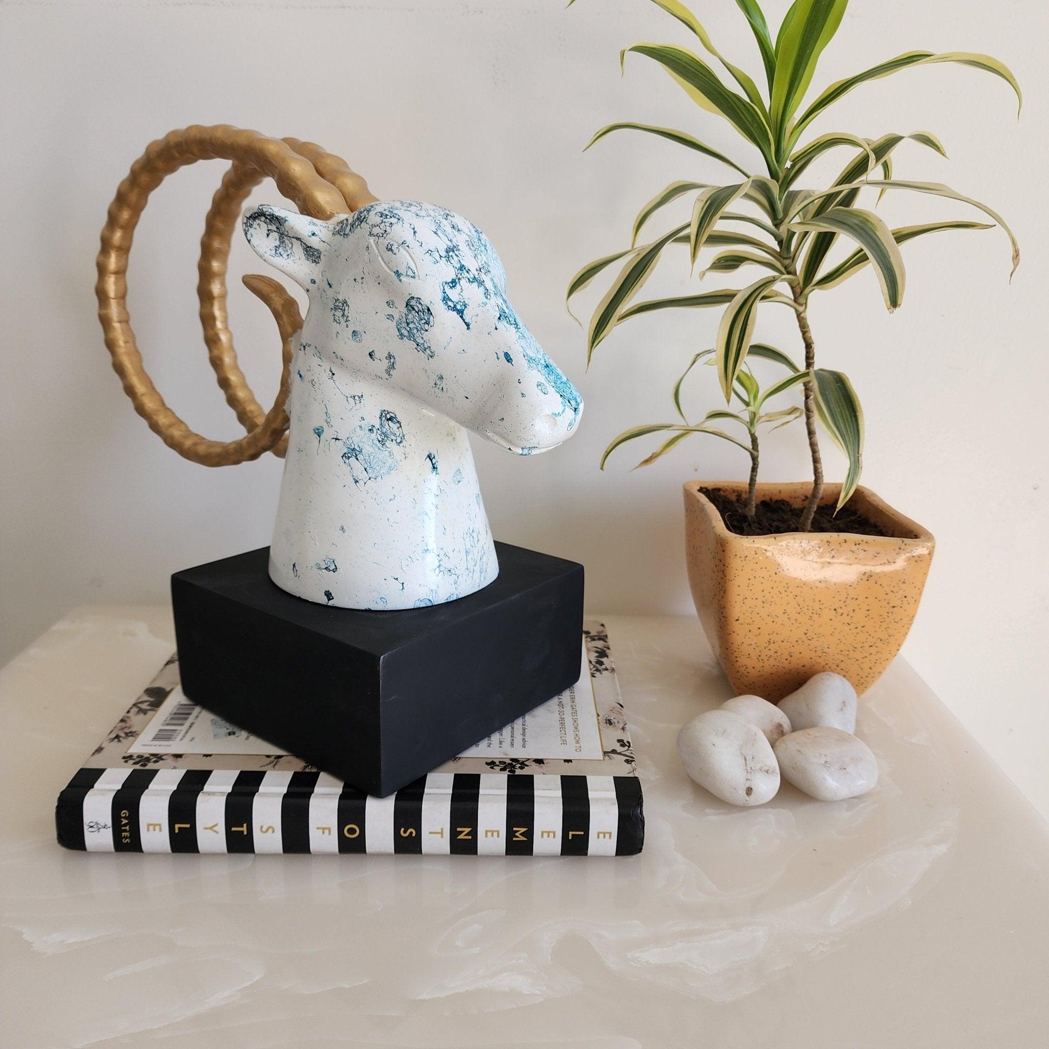 Abstract Stag Deer With Base