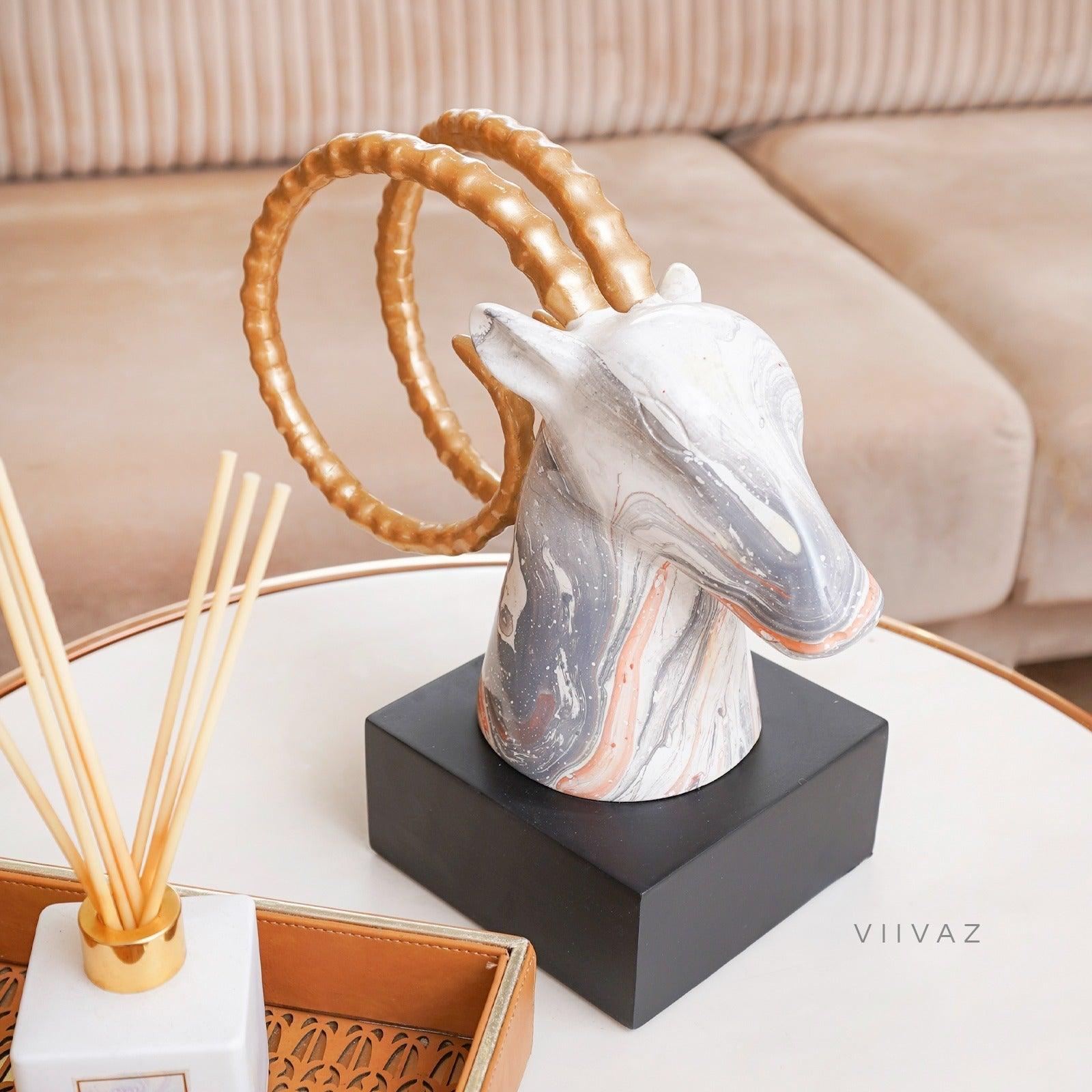 Abstract Stag Deer With Base