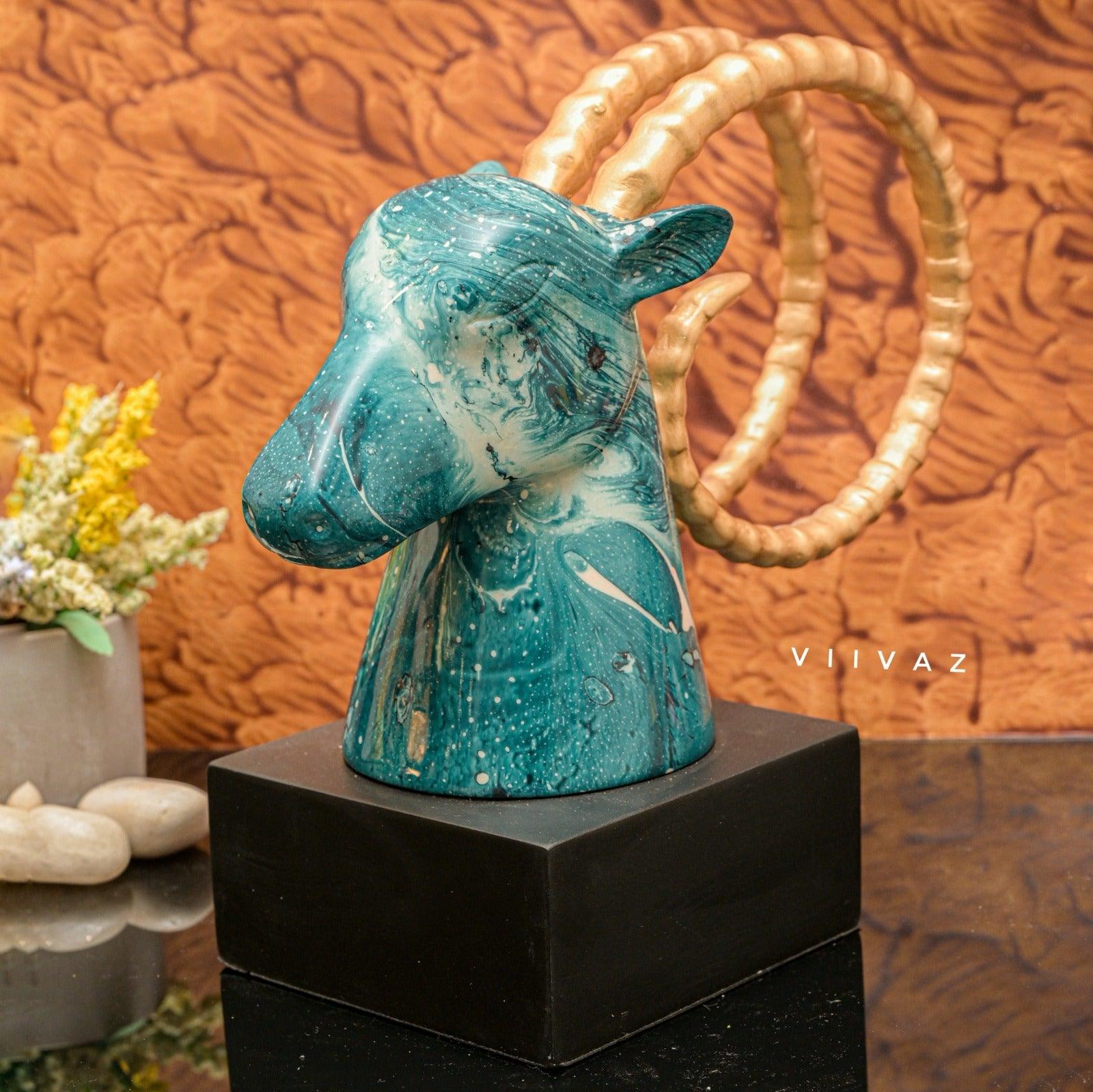 Abstract Stag Deer With Base