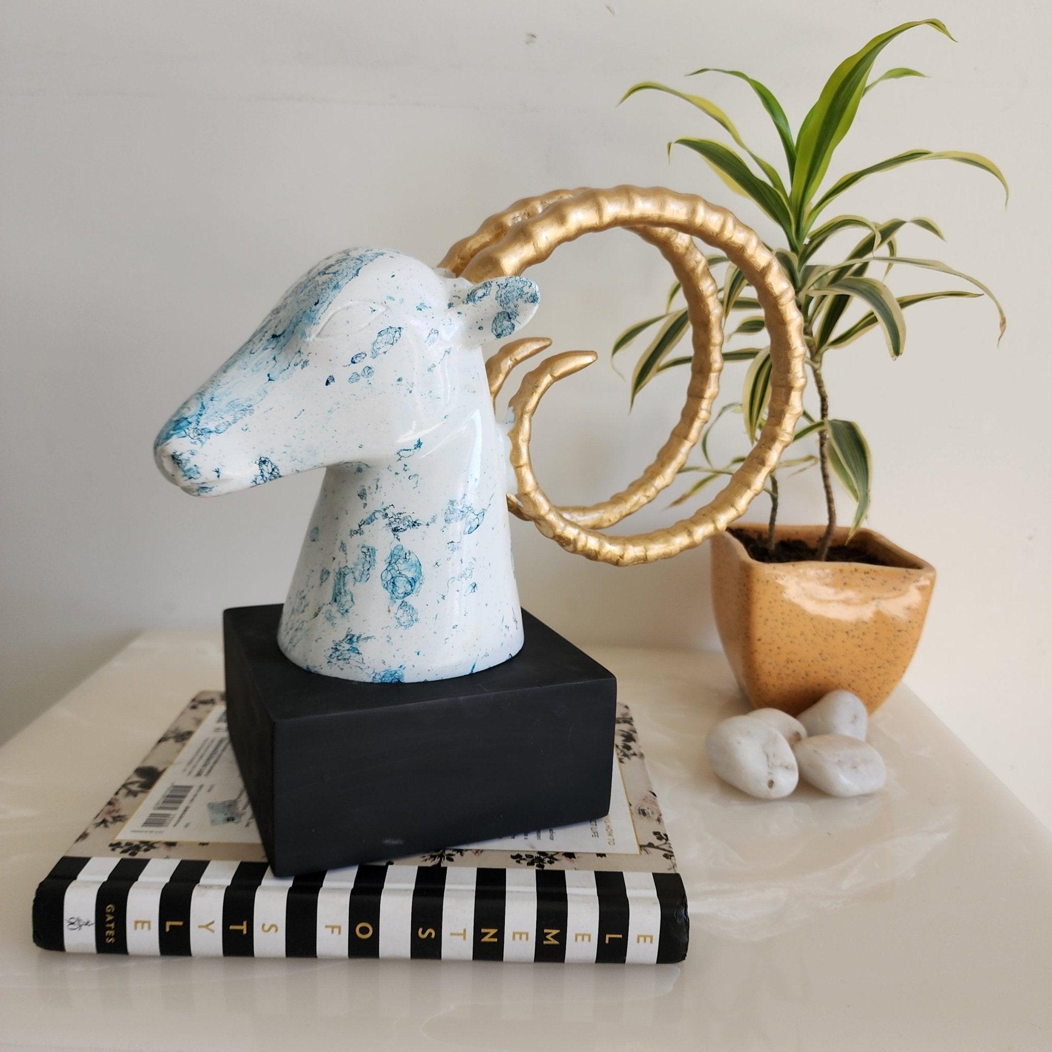 Abstract Stag Deer With Base