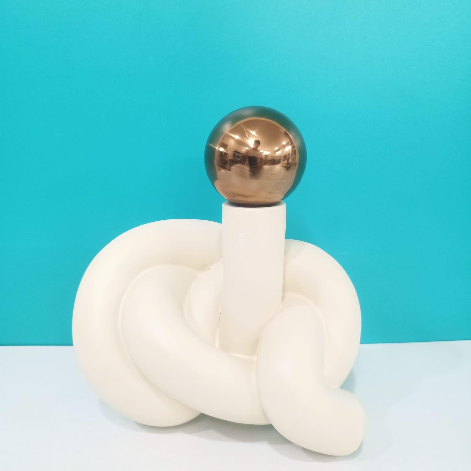 Abstract Twisted Knott Sculpture