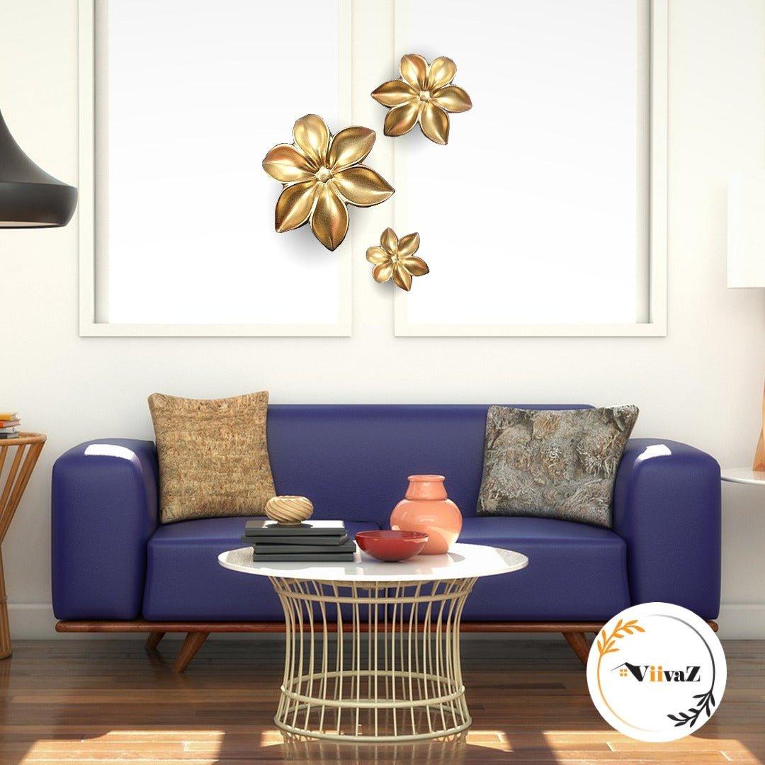 Artistic Lotus Wall Decor - Set of 3