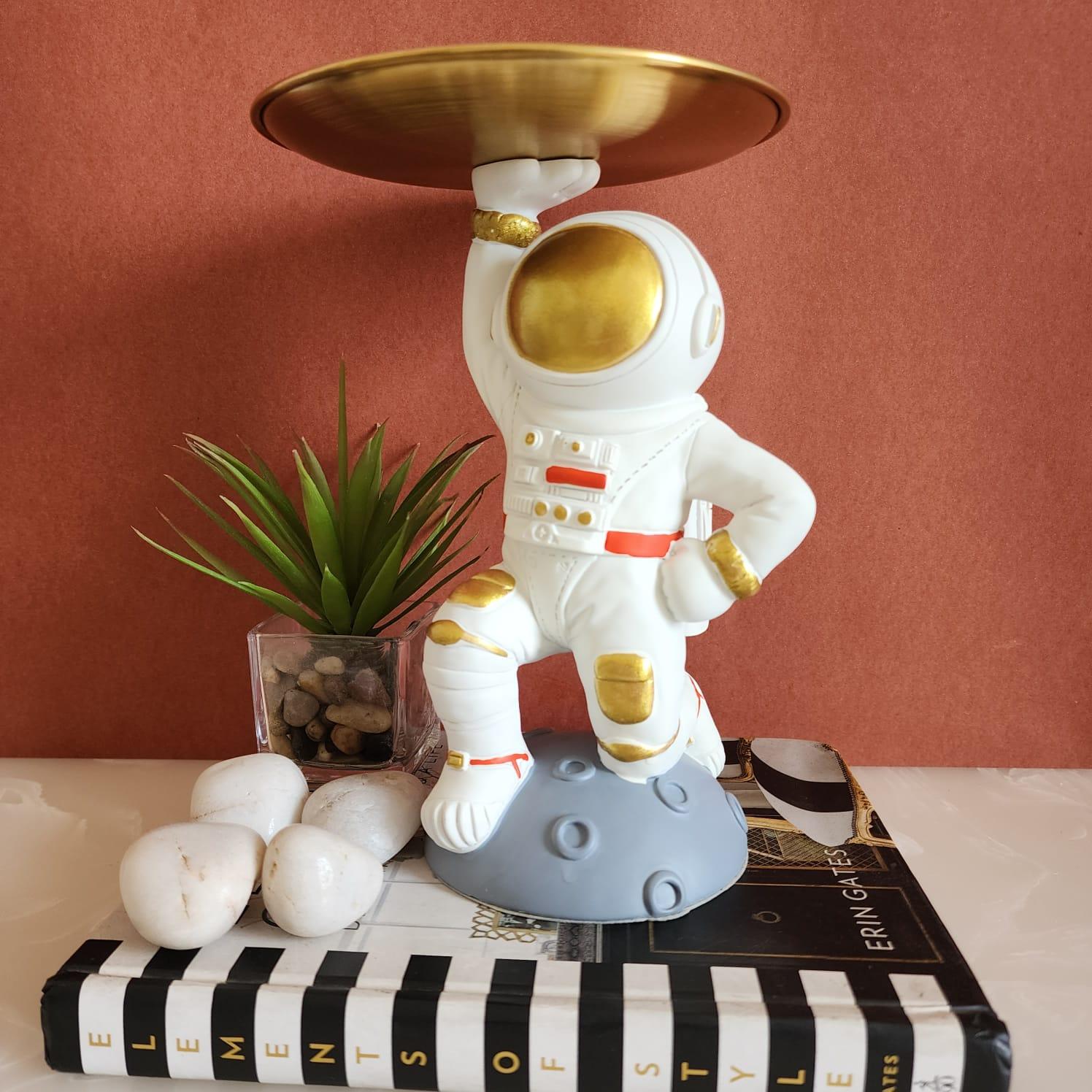 Astronaut serving on Moon