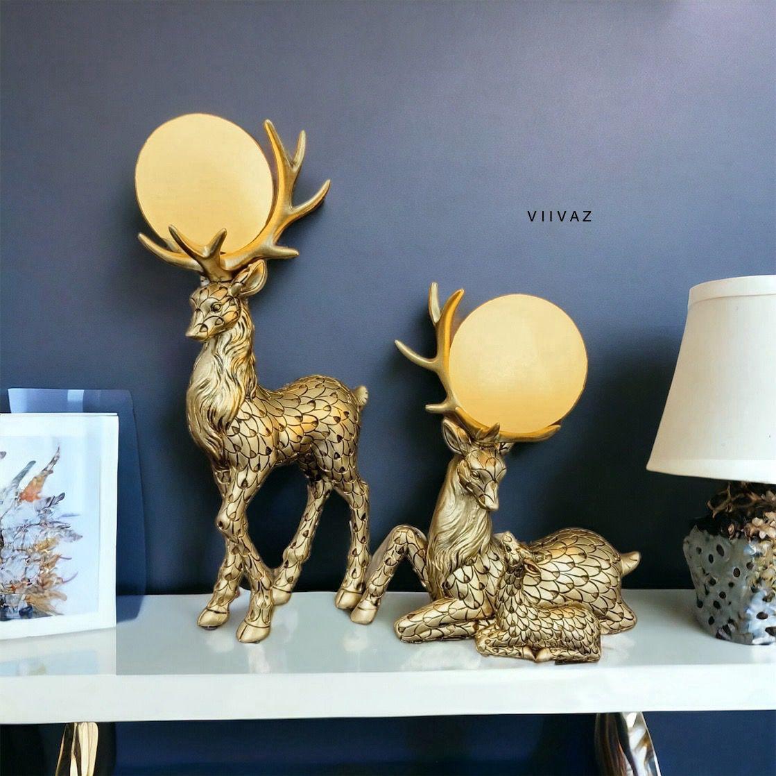 ATLANTIC FOREST REINDEER FAMILY OF 3