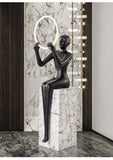 Thinking of you Humanoid Sculpture Floor Lamp