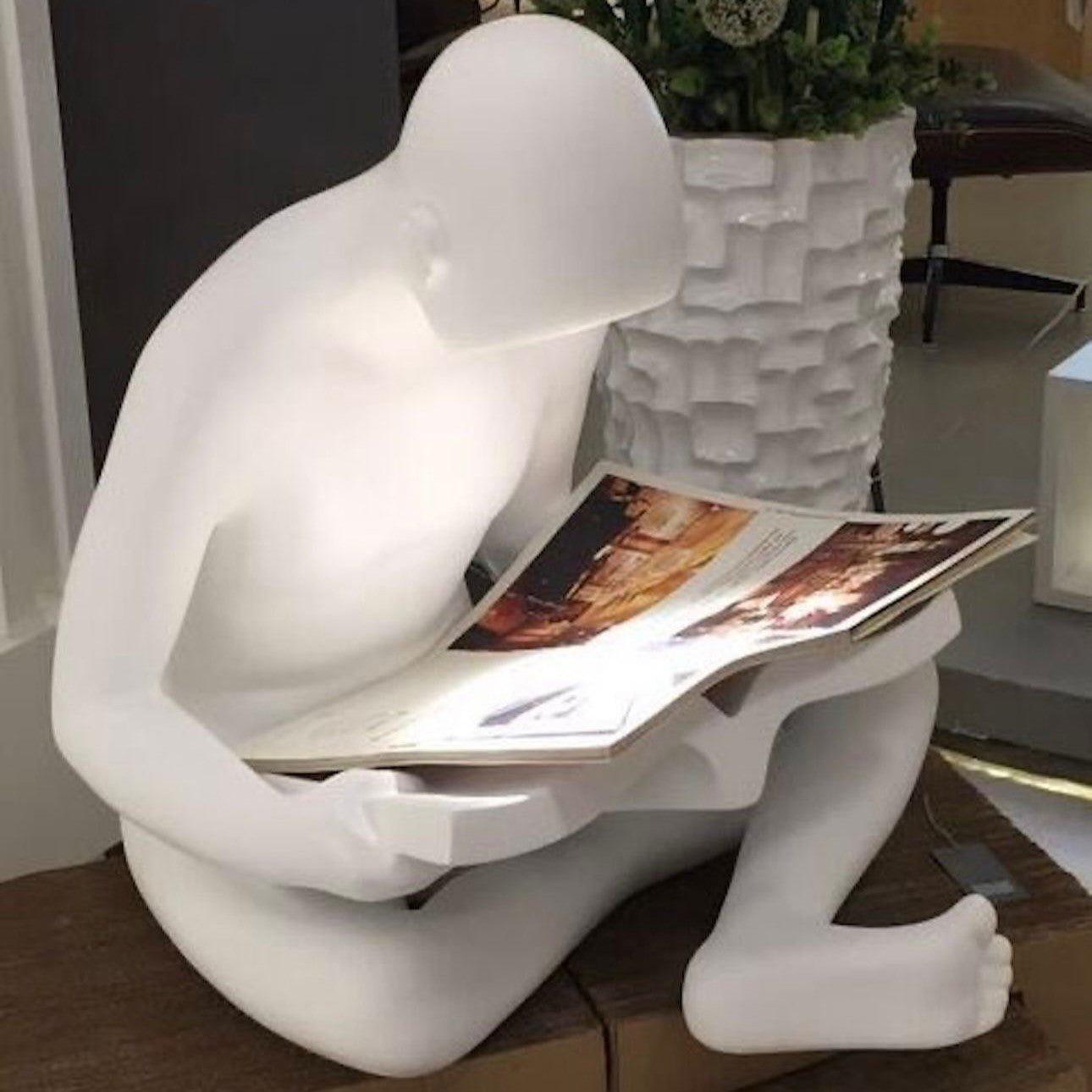 Book Reading Humanoid Lamp