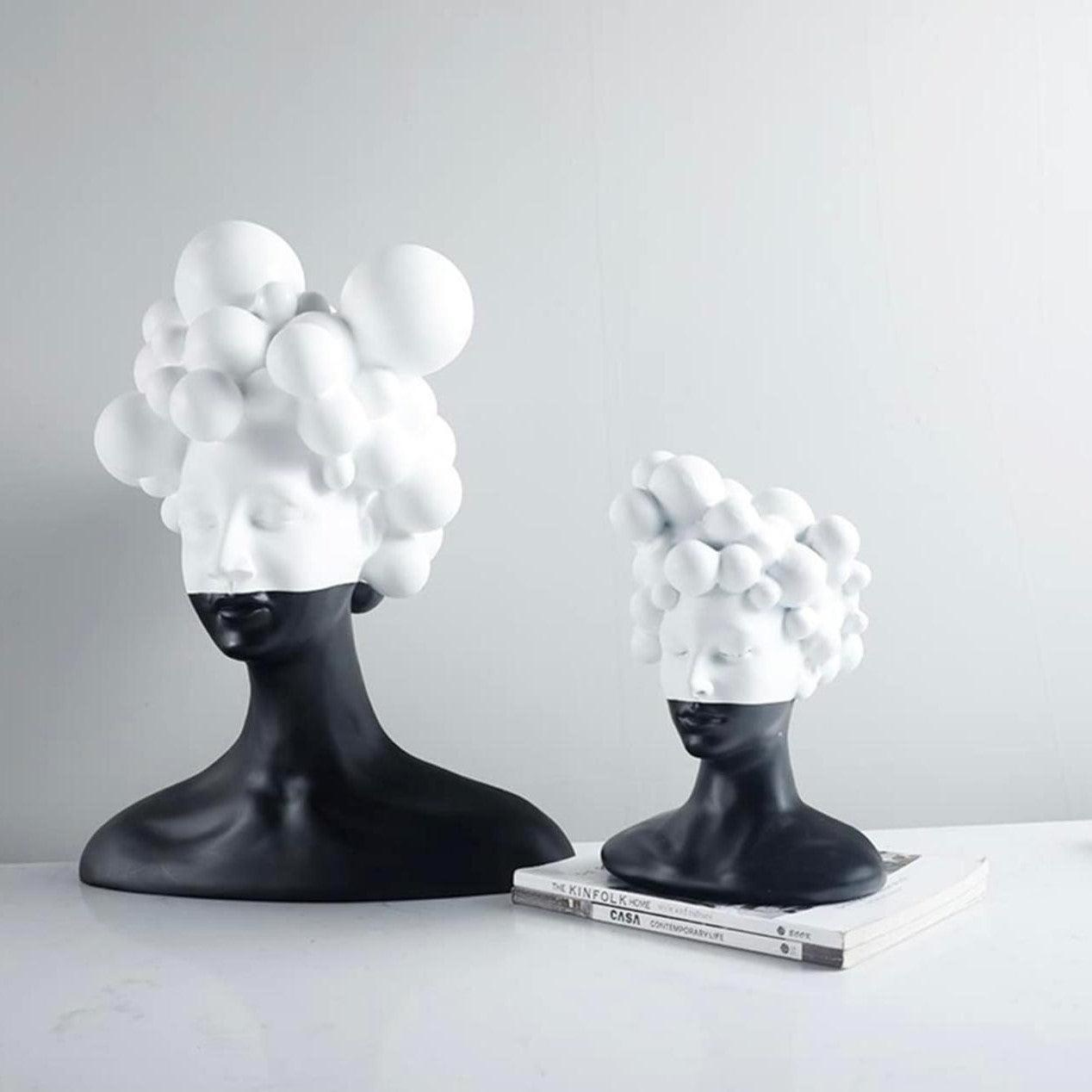 BUBBLE HEAD VICTORIAN LADY DECOR