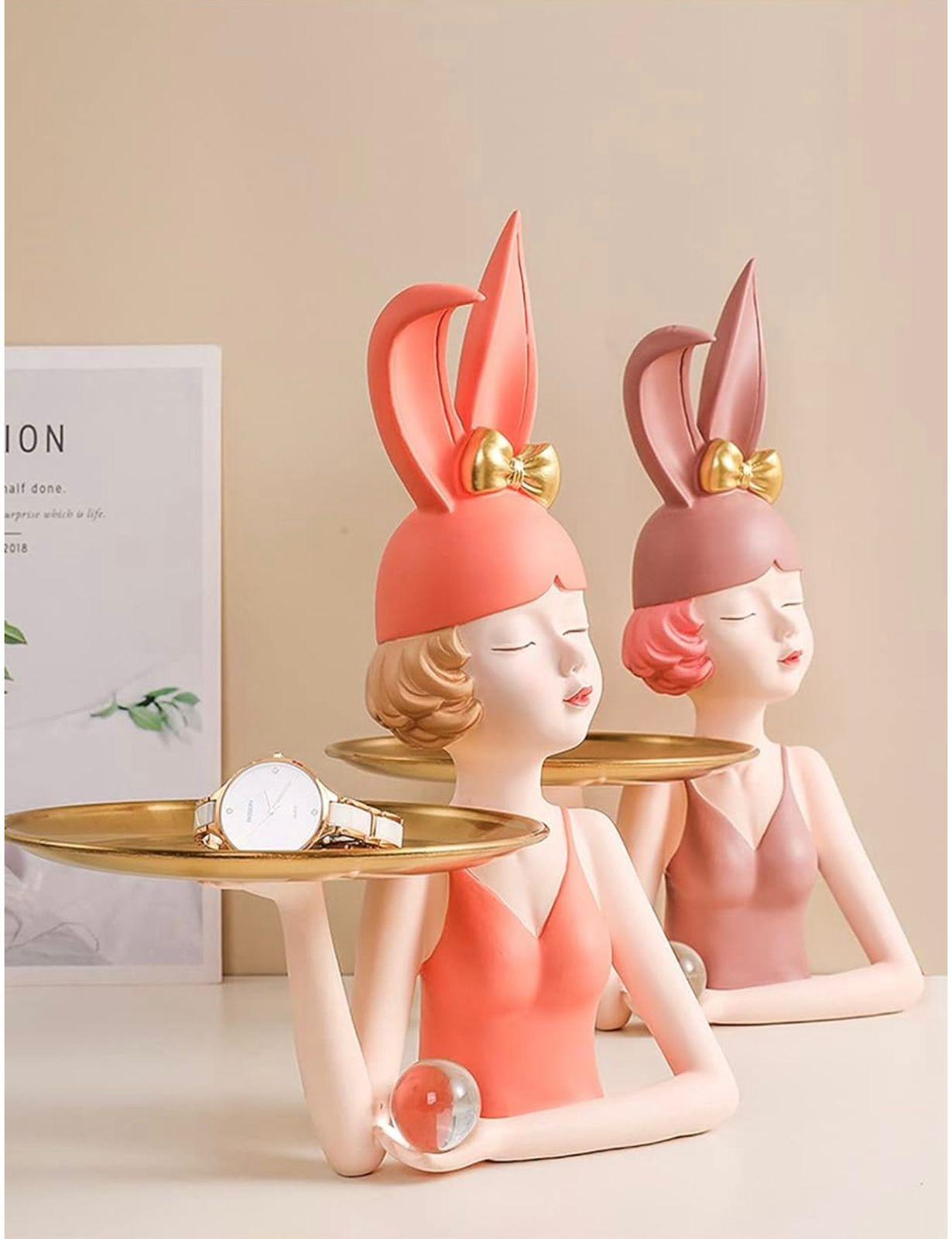 Bunny Girl Tray Holder