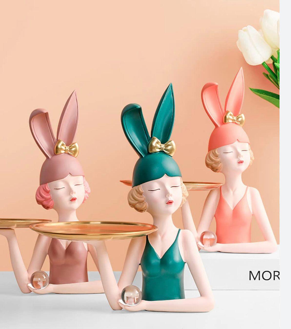 Bunny Girl Tray Holder