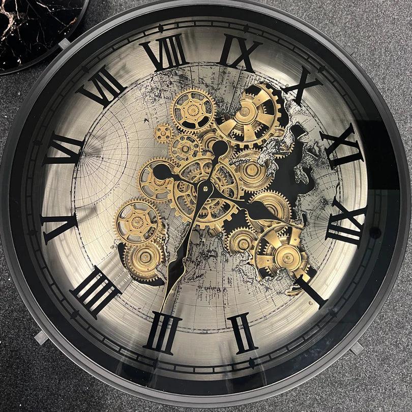Mechanical Gear Clock Centre Table Style