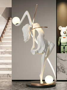 Dancing Leena Humanoid Sculpture Floor Lamp